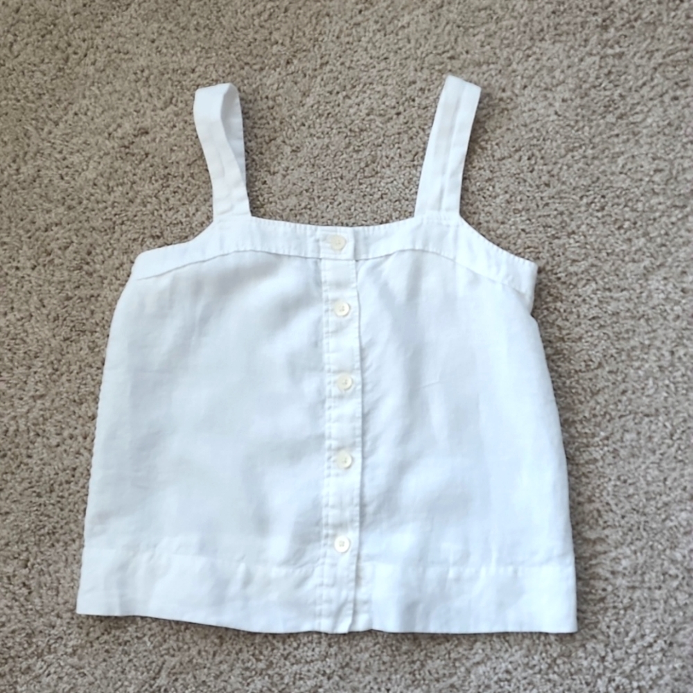 Everlane White Top Sz 8